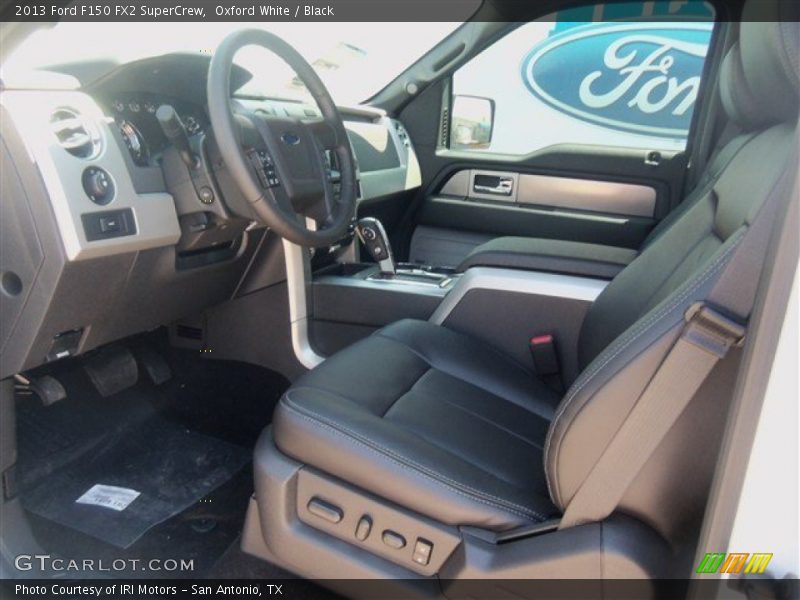  2013 F150 FX2 SuperCrew Black Interior