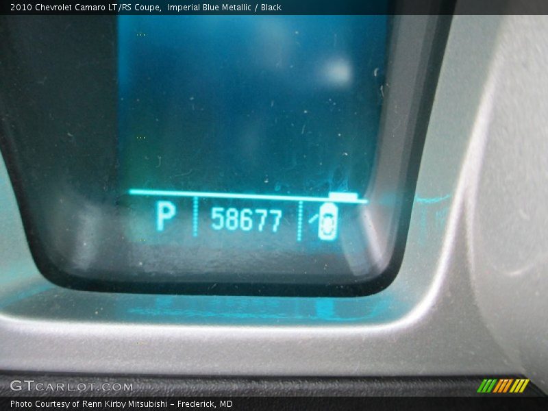 Imperial Blue Metallic / Black 2010 Chevrolet Camaro LT/RS Coupe