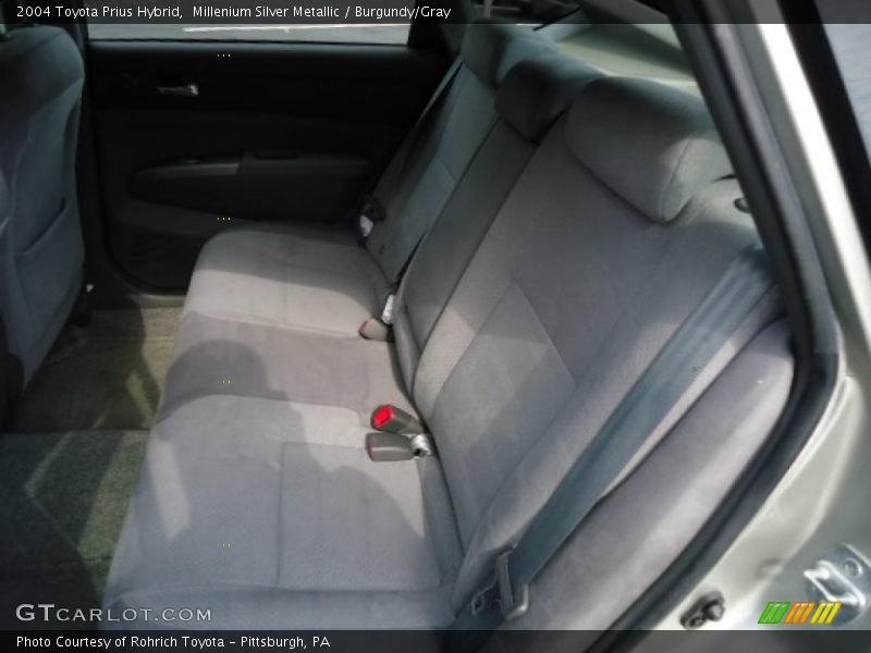 Millenium Silver Metallic / Burgundy/Gray 2004 Toyota Prius Hybrid
