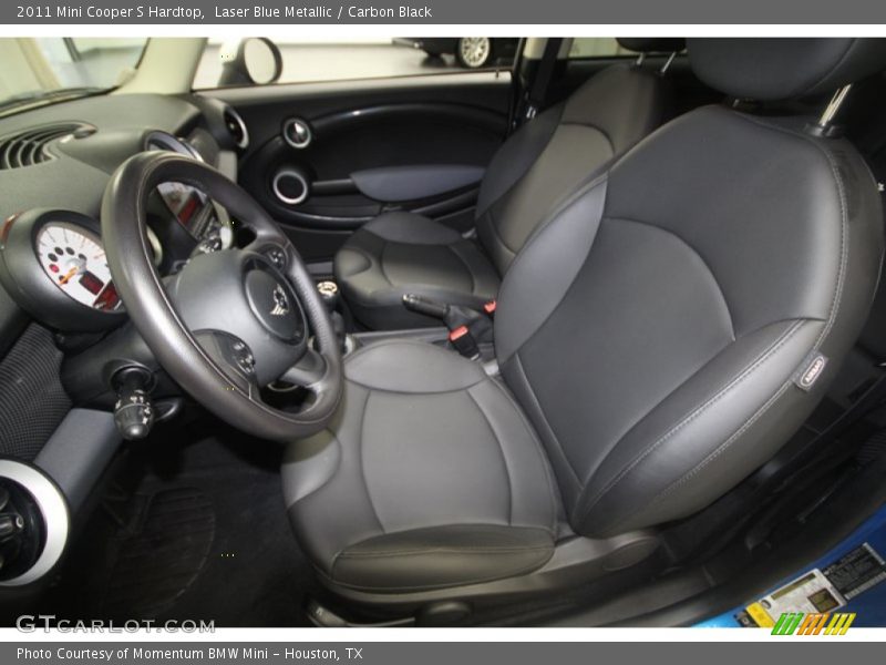 Laser Blue Metallic / Carbon Black 2011 Mini Cooper S Hardtop