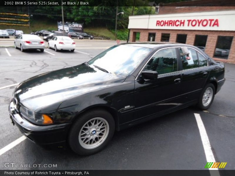 Jet Black / Black 2002 BMW 5 Series 525i Sedan