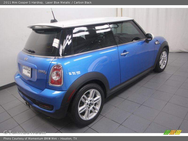 Laser Blue Metallic / Carbon Black 2011 Mini Cooper S Hardtop