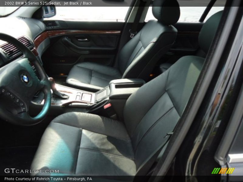 Jet Black / Black 2002 BMW 5 Series 525i Sedan