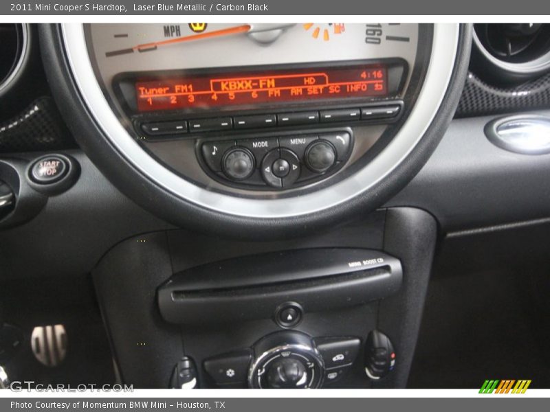 Laser Blue Metallic / Carbon Black 2011 Mini Cooper S Hardtop