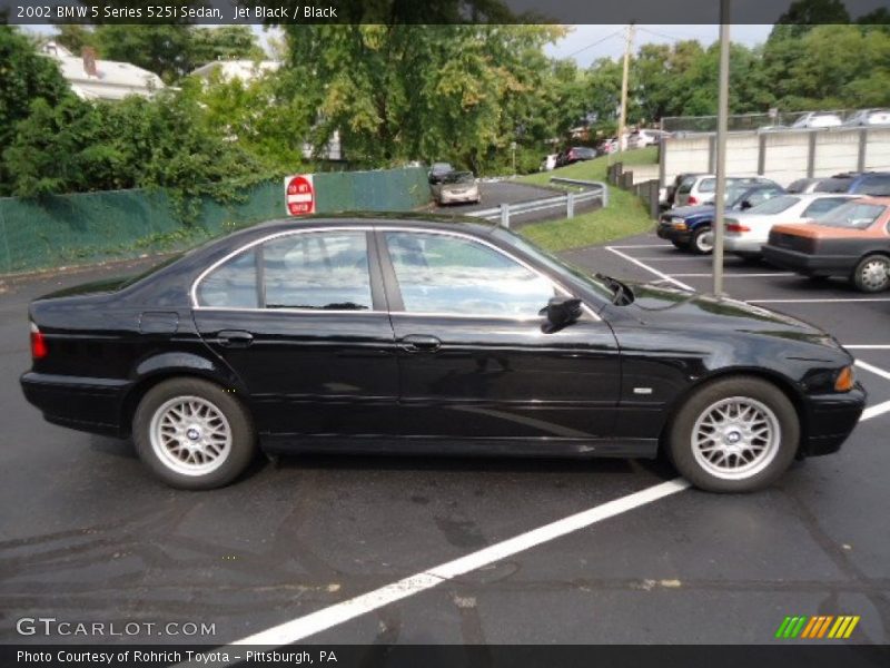 Jet Black / Black 2002 BMW 5 Series 525i Sedan