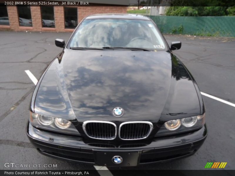 Jet Black / Black 2002 BMW 5 Series 525i Sedan