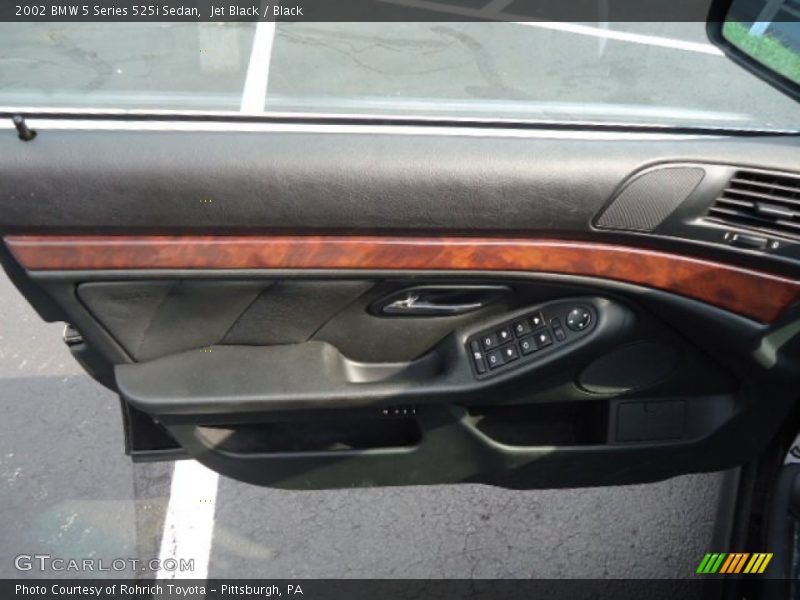 Jet Black / Black 2002 BMW 5 Series 525i Sedan