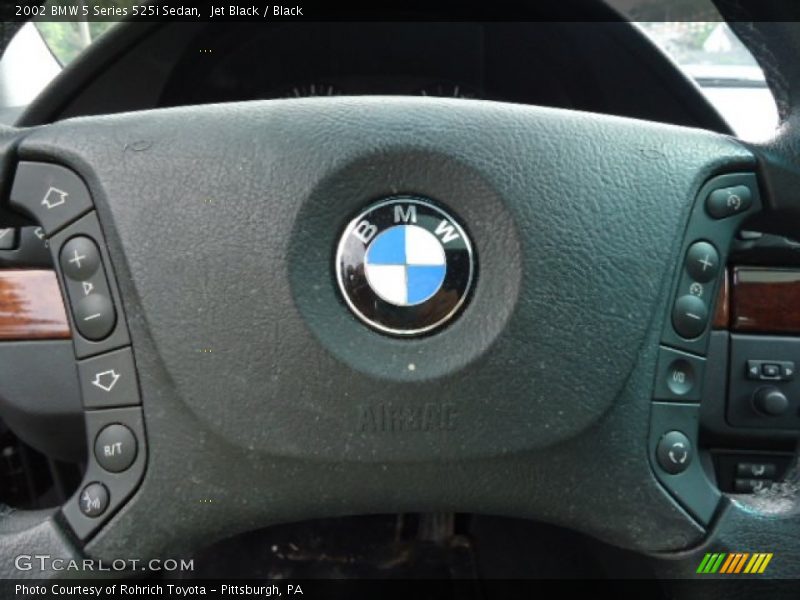 Jet Black / Black 2002 BMW 5 Series 525i Sedan