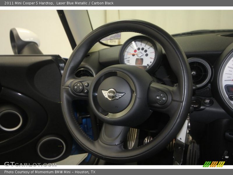 Laser Blue Metallic / Carbon Black 2011 Mini Cooper S Hardtop