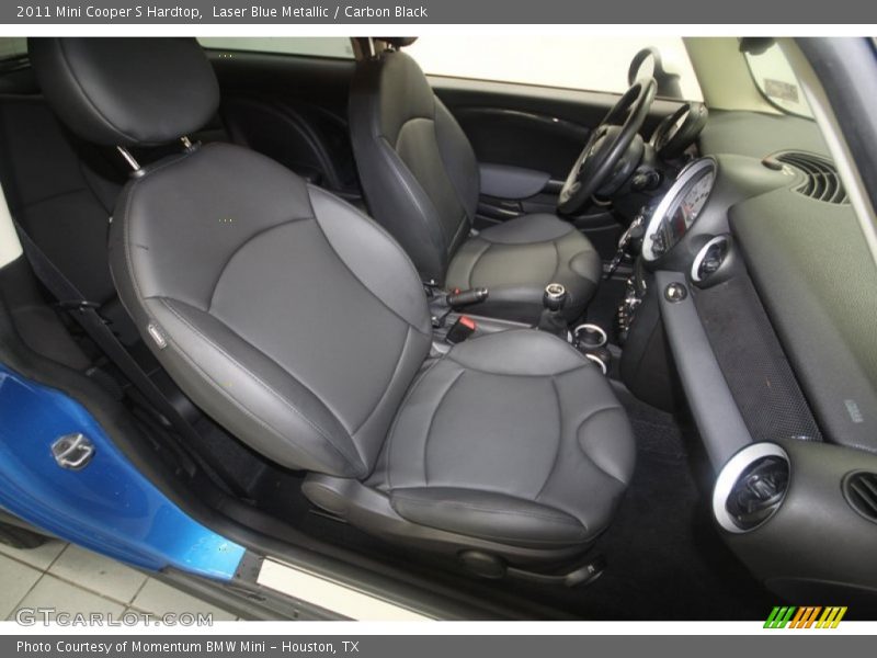 Laser Blue Metallic / Carbon Black 2011 Mini Cooper S Hardtop