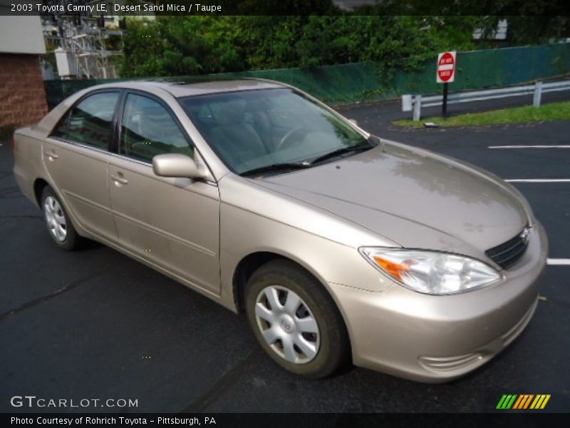Desert Sand Mica / Taupe 2003 Toyota Camry LE