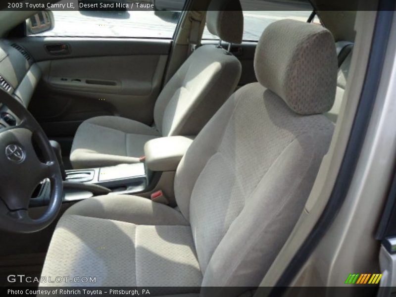Desert Sand Mica / Taupe 2003 Toyota Camry LE