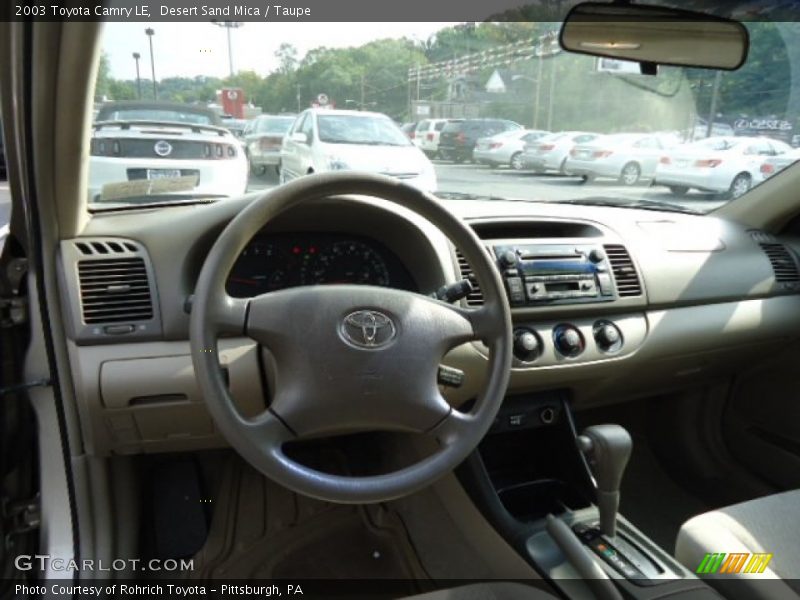 Desert Sand Mica / Taupe 2003 Toyota Camry LE