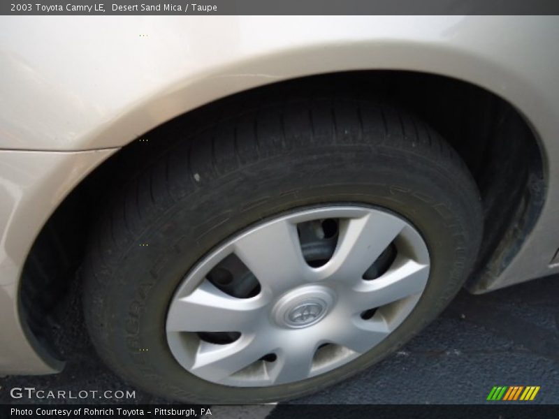 Desert Sand Mica / Taupe 2003 Toyota Camry LE