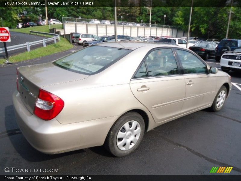 Desert Sand Mica / Taupe 2003 Toyota Camry LE