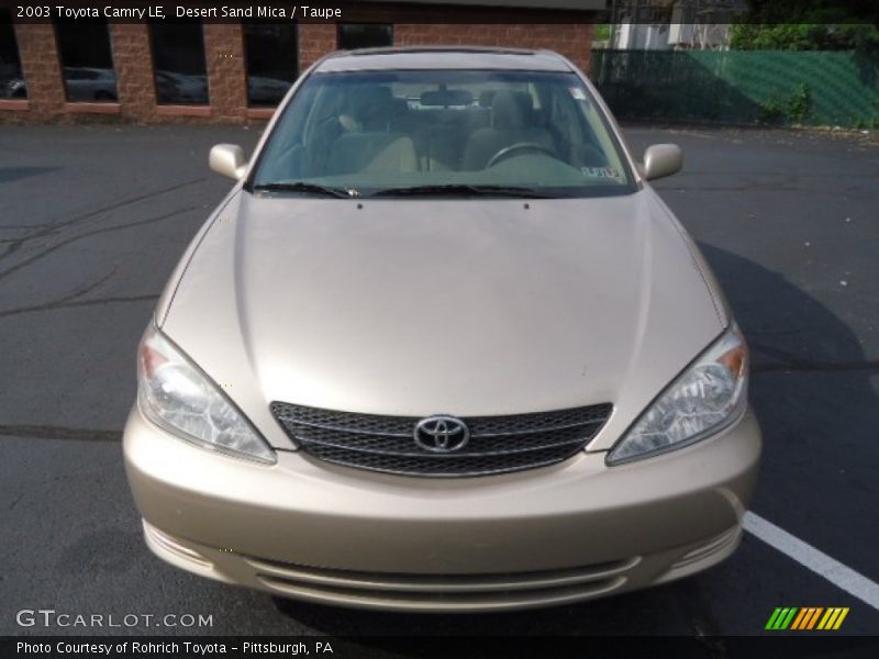 Desert Sand Mica / Taupe 2003 Toyota Camry LE