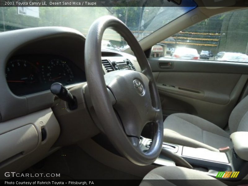 Desert Sand Mica / Taupe 2003 Toyota Camry LE