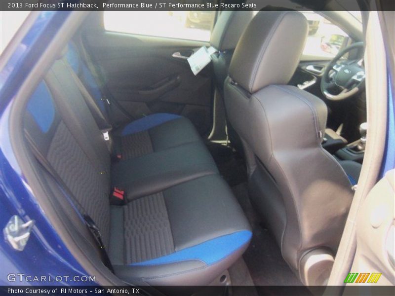 Rear Seat of 2013 Focus ST Hatchback