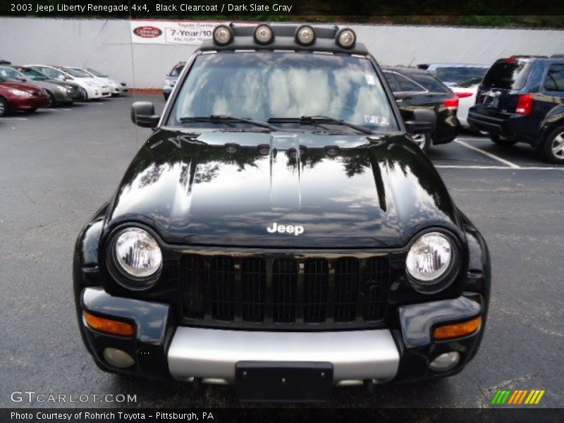 Black Clearcoat / Dark Slate Gray 2003 Jeep Liberty Renegade 4x4