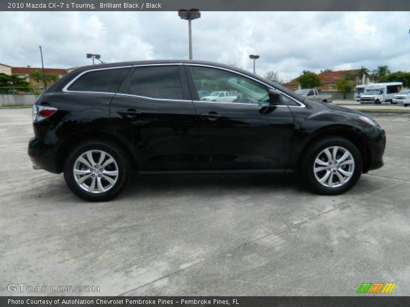 Brilliant Black / Black 2010 Mazda CX-7 s Touring