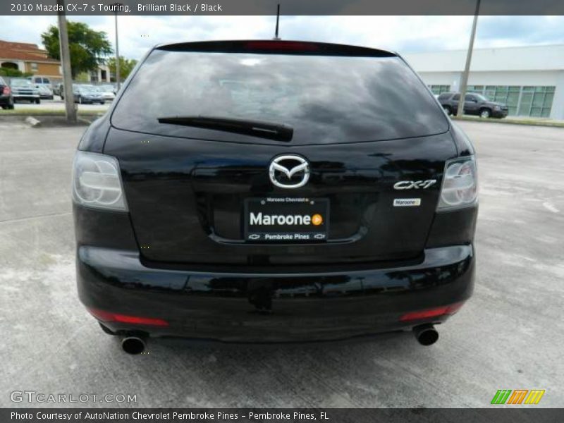 Brilliant Black / Black 2010 Mazda CX-7 s Touring