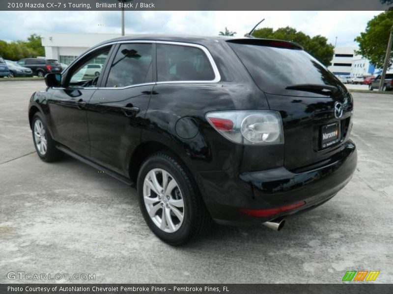 Brilliant Black / Black 2010 Mazda CX-7 s Touring