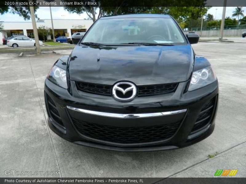 Brilliant Black / Black 2010 Mazda CX-7 s Touring