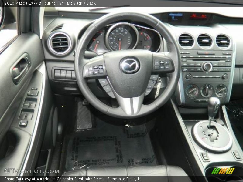 Brilliant Black / Black 2010 Mazda CX-7 s Touring