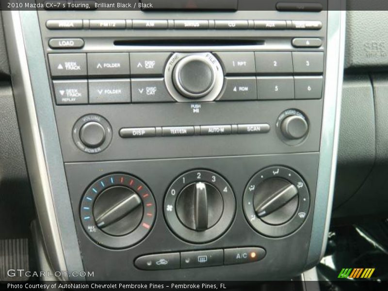 Brilliant Black / Black 2010 Mazda CX-7 s Touring