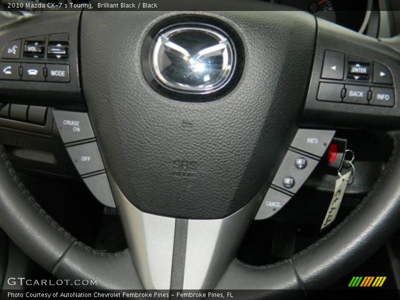 Brilliant Black / Black 2010 Mazda CX-7 s Touring