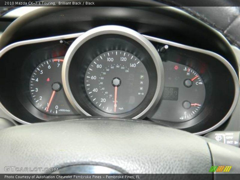Brilliant Black / Black 2010 Mazda CX-7 s Touring