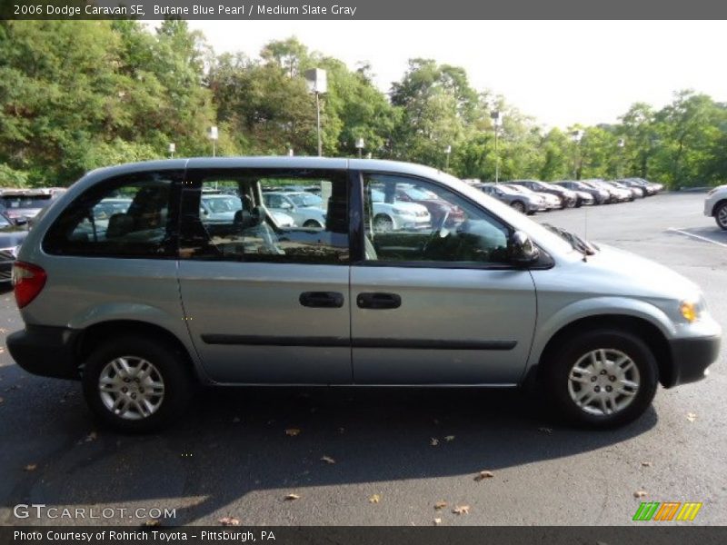Butane Blue Pearl / Medium Slate Gray 2006 Dodge Caravan SE