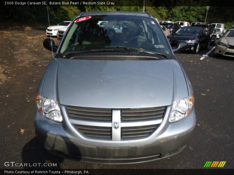 Butane Blue Pearl / Medium Slate Gray 2006 Dodge Caravan SE