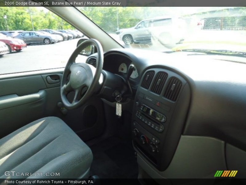 Butane Blue Pearl / Medium Slate Gray 2006 Dodge Caravan SE