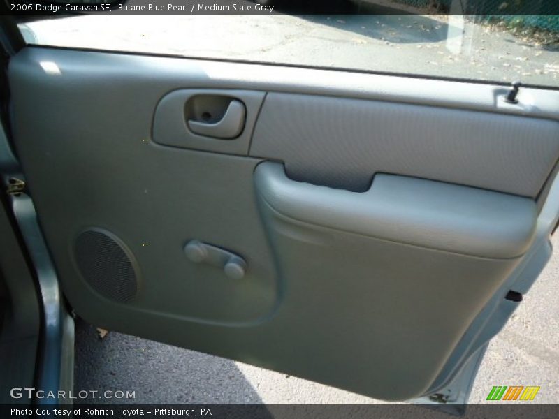 Butane Blue Pearl / Medium Slate Gray 2006 Dodge Caravan SE