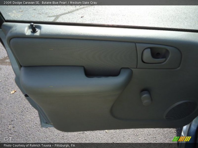 Butane Blue Pearl / Medium Slate Gray 2006 Dodge Caravan SE