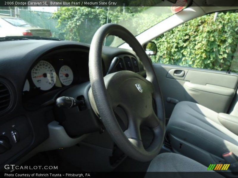 Butane Blue Pearl / Medium Slate Gray 2006 Dodge Caravan SE