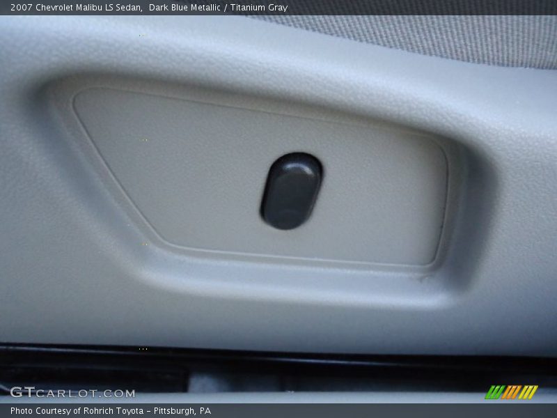 Dark Blue Metallic / Titanium Gray 2007 Chevrolet Malibu LS Sedan