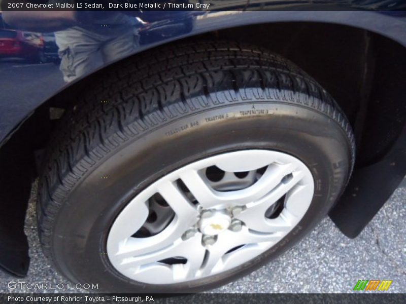 Dark Blue Metallic / Titanium Gray 2007 Chevrolet Malibu LS Sedan