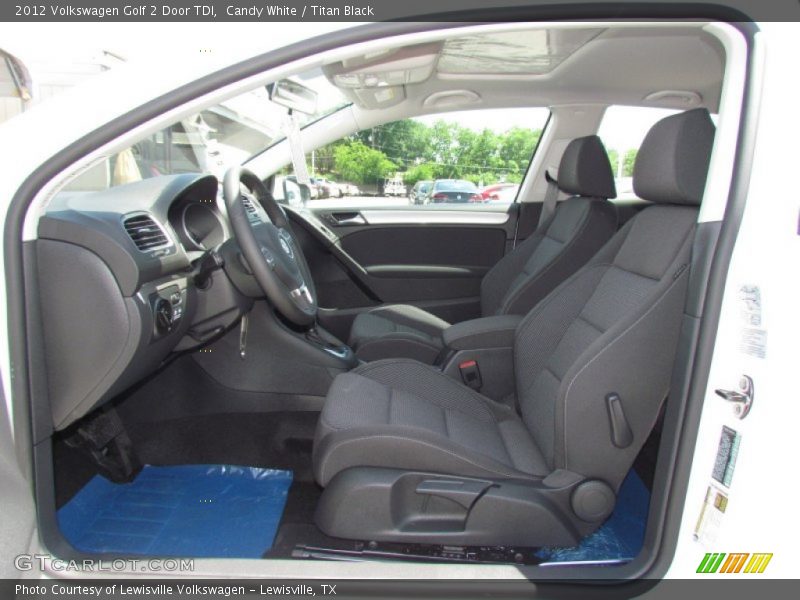 Candy White / Titan Black 2012 Volkswagen Golf 2 Door TDI