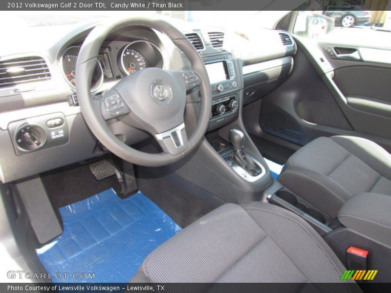 Candy White / Titan Black 2012 Volkswagen Golf 2 Door TDI