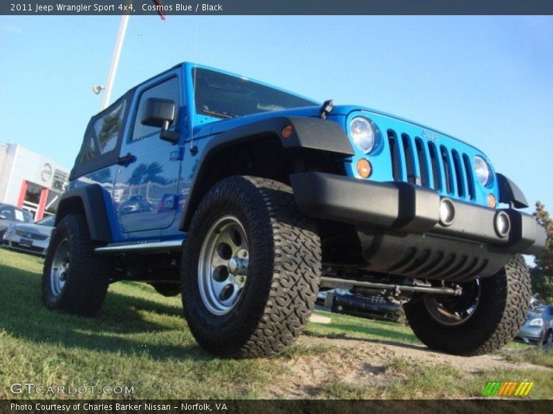 Cosmos Blue / Black 2011 Jeep Wrangler Sport 4x4