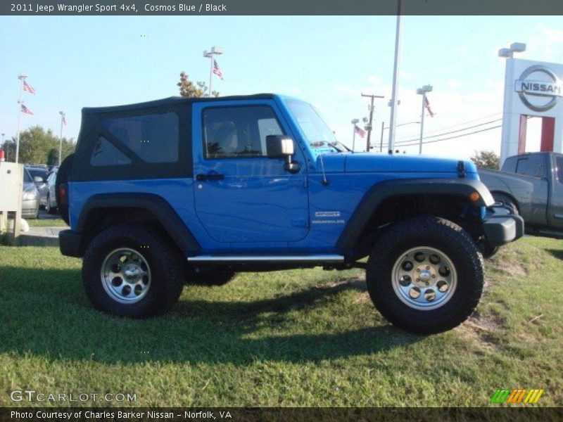 Cosmos Blue / Black 2011 Jeep Wrangler Sport 4x4