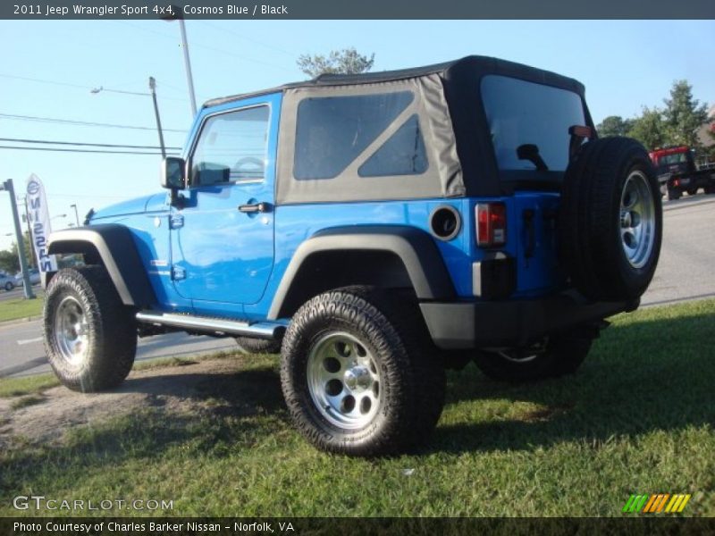 Cosmos Blue / Black 2011 Jeep Wrangler Sport 4x4