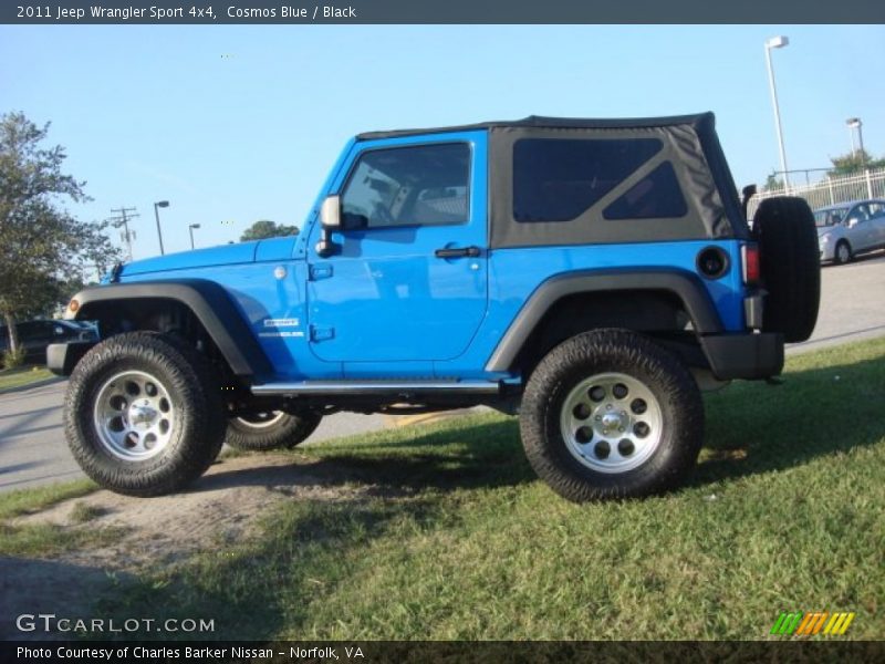 Cosmos Blue / Black 2011 Jeep Wrangler Sport 4x4