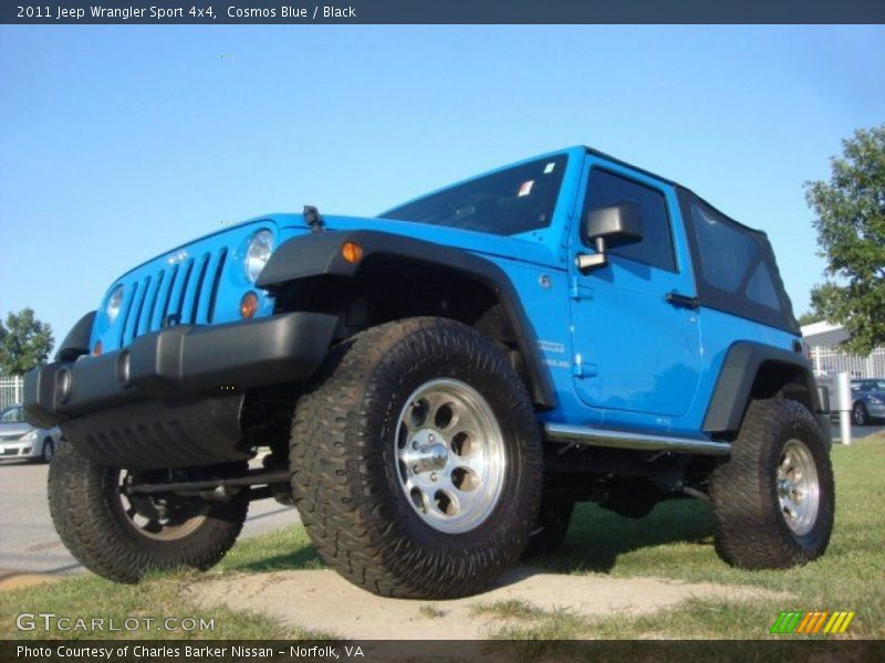 Cosmos Blue / Black 2011 Jeep Wrangler Sport 4x4