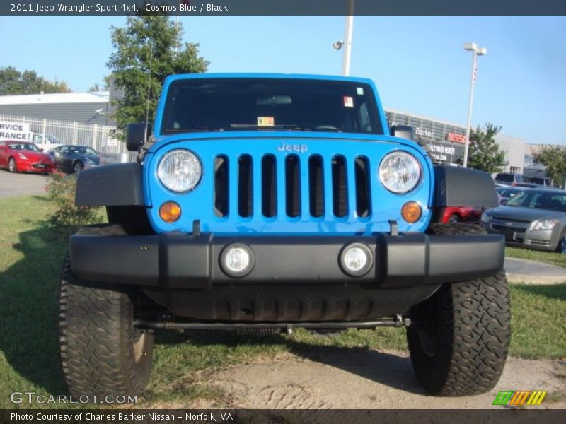 Cosmos Blue / Black 2011 Jeep Wrangler Sport 4x4