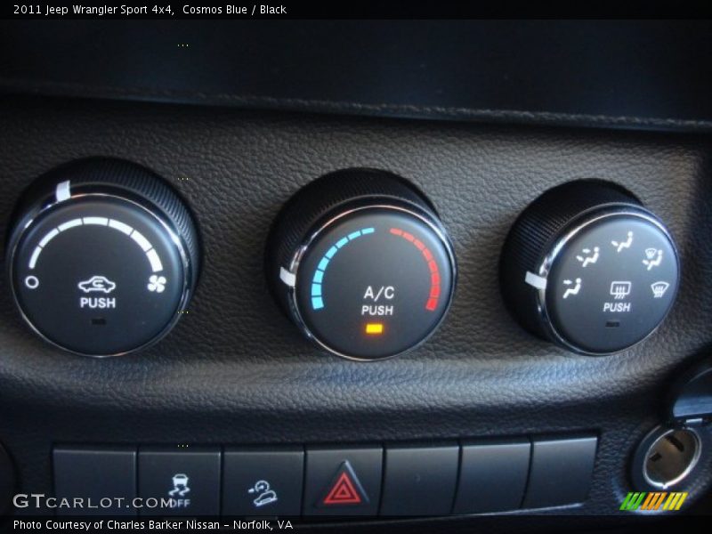 Cosmos Blue / Black 2011 Jeep Wrangler Sport 4x4