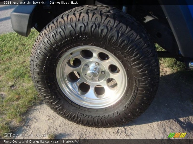 Cosmos Blue / Black 2011 Jeep Wrangler Sport 4x4