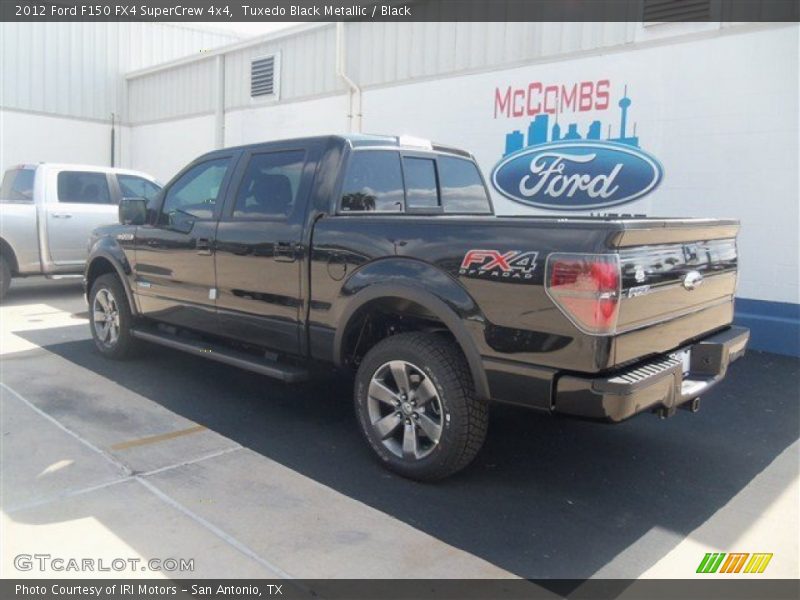 Tuxedo Black Metallic / Black 2012 Ford F150 FX4 SuperCrew 4x4